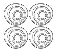 HEALEEP Kit 50 Pezzi Cinghie di Gomma per Lettori e Registratori a Cassette, Misure Miste 0,7+1,0mm, Cinghie di Manutenzione per Musicassette, Riparazione Audio Portatile per Uso