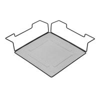 HEALEEP Mensola Angolare in Metallo Nero Supporto per Vasi da Fiori e Piante Grasse, Organizer Salvaspazio da Balcone e Ufficio, Mensola Sospesa Multifunzione per Piante e Oggetti