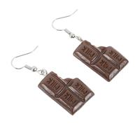 HEALEEP Orecchini di Cioccolato in Resina Unici e Leggeri per Donne, Design a Goccia Confortevole, per Occasioni Speciali la Festa della Mamma il Giorno degli Innamorati