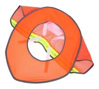 HEALEEP Parasole per Casco Rigido Visiera a Tutta Lunghezza e Protezione Collo in Rete Riflettente Arancione per Lavori All’aperto Cantieri Giardinaggio Ciclismo