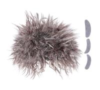 HEALEEP Parrucca Scienziato Pazzo per Halloween e Decorazioni Scuola, Set Accessori Costume Barba Finta e Sopracciglia Adesive, Materiale K Wire Realistico