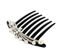 HEALEEP Pettine Per Finte e Cristallo Accessori Per Sposa Floreali Copricapo Per Ogni Occasione