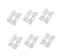 HEALEEP Porta Tessere Auto Ventose 6 Pezzi per Parabrezza, Custodie in Plastica Trasparente per Permessi, Biglietti e Carte, Adatto a Tutti i Modelli di Auto
