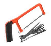 HEALEEP Seghetto Portatile da Legno Piccolo Lama in Metallo e Manico Ergonomico Arancione per Giardinieri e Falegnami