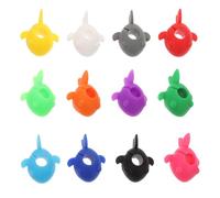 HEALEEP Segnalibri per Bicchieri da Vino in Silicone 12 Pezzi Colorati, Ciondoli Identificativi per Calici, Decorazioni per Feste e Intrattenimento Domestico Colore Casuale