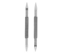 HEALEEP Set 2 Pezzi Punzoni a Molla Doppia Testa 1/16 1/8 per Legno e Metallo, Punzone Centrale senza Martello per Lavori di Falegnameria e Bricolage, Utensili Manuali per Fori Precisi