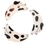 HEALEEP Set 3 Pezzi Clip per Chioma Donna in Acetato Design Squalo a Pois, Mollette Comode per Uso Quotidiano e Decorazione Chioma Durante lo Shopping