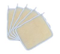 HEALEEP Set 5 Pezzi Salviette Esfolianti Viso e Corpo in Nylon Doppio Strato, Asciugamani da Bagno per Doccia, Panni Esfolianti Leggeri e Portatili per Uso Quotidiano e Viaggi