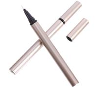 HEALEEP Set 5 Tubetti Vuoti per Eyeliner Liquido 1ml Ricaricabili Applicatore a Sfera Oro, Contenitori Portatili per Trucco Occhi, senza Perdite e Facili da Riempire, per Makeup
