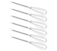 HEALEEP Set 7 Pezzi in Acciaio Inossidabile per Miscelare Tinture Chioma Agitatore Manuale da Salone Impugnatura Antiscivolo Strumenti Professionali per Colorazione Fai da Te e Uso