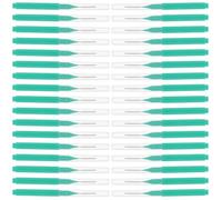 HEALEEP Spazzolini Interdentali Portatili 100 Pezzi Verde Impugnatura Pratica Per Pulizia Apparecchi Ortodontici e Spazi Tra i Denti, Accessorio Multiuso Per Igiene Orale e Piccoli Oggetti