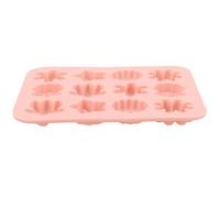 HEALEEP Stampo per Caramelle Riutilizzabile a Forma di Fiore 12 Cavità, Multi-griglia in Silicone per Cioccolato e Ghiaccio, Utensile da Pasticceria per Preparazioni Fai da Te in Cucina