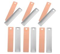 HEALEEP Strisce Elettrodo Rame e Zinco per Esperimenti Batteria Frutta Materiali Scientifici DIY per Sviluppo Intellettivo e Attività Manuali Educative