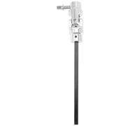 HEALEEP Strumento Batteria Pedale Linkage in Metallo Argento, Barra Doppia Funzione Antiruggine con Accessorio per Batteristi