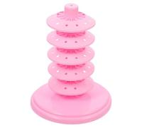 HEALEEP Supporto per Lecca-lecca da Tavolo a 5 Livelli Regolabile in Materiale Pp Resistente, Espositore Multifunzione Decorativo per Matrimoni, Feste e Negozi Rosa