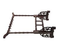 HEALEEP Supporto per Pennelli in Bambù Vintage e Semplice, Porta Pennelli per Calligrafia Cinese da Scrivania, per Amanti della Calligrafia, Funzione di Asciugatura e Sostegno