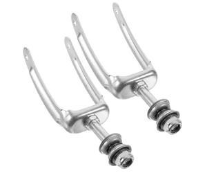 HEALEEP Universal Wheelchair Front Wheel Fork Bracket Fit For 6Inch 8Inch Front Wheels With High Strength Bearing For Manual And Electric Wheelchair Repair Parts 1 Pair