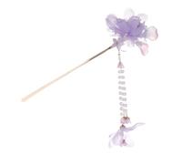 HEALEEP Vintage Fermaglio Capelli con Nappa e Fiore Accessorio Giapponese Leggero per Acconciature e Chignon Decorazione Elegante da Donna