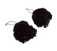 Healeved 1 Paio Parrucca Clip Per Panino Per Ciambelle Per Creatore Di Disordinati Creatore Di Chignon Per Crocchia Di Finti Filo Ad Alta Temperatura