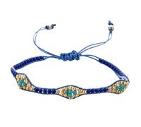 Healeved 1 Pz Frauen Armband Braccialetti per le donne braccialetti dell'amicizia con perline Ciondolo Braccialetto tallone fascia da braccio alla moda braccio damen Corda intrecciata