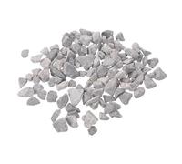 Healeved 1 set da 100 g/0,22 libbre di materiali per basi di diorami - Accessori in miniatura di ghiaia naturale - Materiale di base per scenari ferroviari e modellismo.