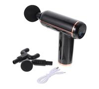 Healeved 1 Set da fascia caricatore usb caricabatterie usb massaggiatore elettrico portatile strumento di rilassamento muscolare dispositivo di massaggio del corpo plastica Black