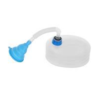 Healeved 1 set di orinatoio pieghevole per uomo: padella di emergenza da viaggio con tubo flessibile - vasino anti-rovesciamento per auto per attività all'aperto - vaso per urina compatto e