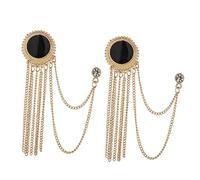 Healeved 1 Set Spilla Chic Con Frange Per Accessori Per Cerimonia Per Camicia Perfetta 2 Pezzi