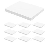 Healeved 10 blocchetti per appunti 3x4 pollici, blocchetti vuoti, per appunti da grattare per scrivere, 80 fogli per blocchetto per annotare velocemente, liste della spesa e altro.
