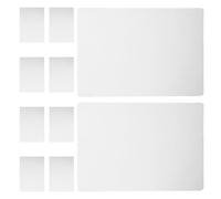 Healeved 10 Fogli Stencil di Plastica Riutilizzabili 22X14 CM Spessore 05 MM per Disegno e Pittura Artistica Supporto Termico Sicuro per e attività Creative Fai da Te