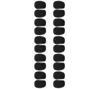 Healeved 10 Paia Copriorecchie in Silicone Alimentare Impermeabili per Tintura e Asciugatura Chioma, Cuffie Protezione Auricolare Morbide ed Elastiche per Saloni e Uso Domestico,