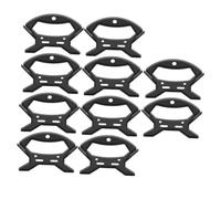 Healeved 10 Pezzi Avvolgicavo Portatile in Plastica Nero per Pesca e Garage, Organizzatore Efficiente per Fili e Corde, Salvaspazio Compatto e Facile da Usare