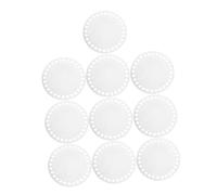 Healeved 10 Pezzi Base Trasparente per Lavori Uncinetto in Acrilico Supporto Rigido per Borse Intrecciate per Fai da Te e Decorazioni Artigianali