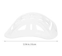 Healeved 10 Pezzi Coppe Protettive per Mento in Gomma Trasparente Accessori per Caschi di Sicurezza Supporto Confortevole per Cinturini Casco da Costruzione Protezione Mentoniera