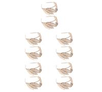 Healeved 10 Pezzi Corona Foglia Oro Vintage per Sposa, Cerimonie e Feste | Lega di Zinco, Comfort Leggero, Styling Versatile, per Riti Interni ed Esterni
