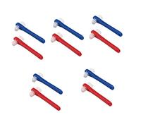 Healeved 10 Pezzi Falso Spazzolino Da Denti Spazzolini Per Denti Finti Spazzolino Solido Spazzolini Da Denti Per Protesi Kit Custodia Per Protesi Dentifricio Per Protesi Pp Comodo Accessori