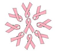 Healeved 10 Pezzi Spilla a Nastro Rosa Giocare Spilla a Nastro Spille Da Bucato Corpetto Di Nastri Spille Da Bavero Per Le Donne Spesa Creativa Badge Per Spillo Pin Di Badge Lega Rosa