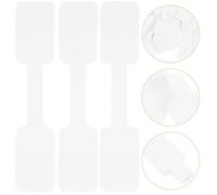 Healeved 100 Etichette Adesive per Prezzi Gioielli in Carta Kraft Autoadesive Estremità senza Colla Formato Piccolo per Inventario e Etichette Fai da Te Set Multifunzionale per