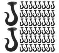Healeved 100 ganci per tende da gazebo: ganci per tende parasole, clip per zanzariere, appendini per da esterno, supporti per zanzariere e gazebo.