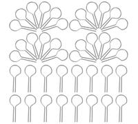 Healeved 100 Pezzi Aghi Refrattari per Bruciare Gioielli in Ceramica Accessori Professionali per Forni ad Alta Temperatura Utensili per Appendere Oggetti in Argilla per Lavori