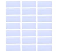 Healeved 100 Pezzi Buste per Lettere Stile Occidentale Bianco in Carta Offset Chiusura Autoadesiva per Protezione Sicura e Organizzazione Documenti in Ufficio e Mailing