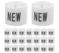 Healeved 100 Pezzi Etichette per Appendiabiti in Plastica Colorate per Abbigliamento Marcatori Codifica Colori Resistenti per Organizzazione e Visual Merchandising in Negozi di Moda Adatti