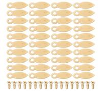 Healeved 100 Pezzi Fibbie per Cornice per Foto in Metallo con Viti Chiusura Decorativa Resistente per Piastra di Supporto Piccole Clip Compatte per Uso Domestico e Fissaggio Stabile