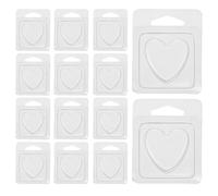 Healeved 100 Pezzi Stampi per Cera Trasparenti Contenitori in Plastica Riutilizzabili per Candele Senza Stoppino Vaschette Facili da Pulire per Fusione Cera e Tarts