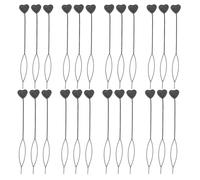 Healeved 100pezzi Accessori Per Capelli Forma Di Cuore Kit Per Intrecciare Perline Per Capelli Strumento Per Creare Acconciature Raccolte Infilatura Facile Per Donne e Ragazze Per Styling v