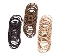 Healeved 100pezzi Headbands Elastic Hair Ties Ropes for Girls Strong and Stretchable Ponytail Holders Earthy Tones Hair Styling Accessories for Daily Wear and Special Occasions