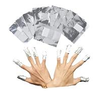 Healeved 100pezzi Pads Per Rimozione Smalto Gel Unghie Wraps in Cellulosa Senza Pelucchi Per Manicure Professionale e Uso Casa Confezione Per Soak off Rapido