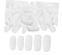 Healeved 100pezzi Punte Per Unghie Da Pratica Accessori Per Nail Art Display Per Salone e Casa Eccellenti Per Sviluppare Abilità Di Manicure Design