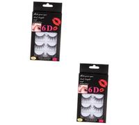 Healeved 10paia False Eyelashes e Spessi Per Makeup Chic Riutilizzabili Per Speciali Come Della e
