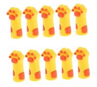 Healeved 10pezzi Copri Tronchesi in Silicone Guaine Protettive per Manicure e Pedicure Cappucci Forma di Zampa di Gatto per Pinzette e Forbici Riutilizzabili e Facili da Pulire